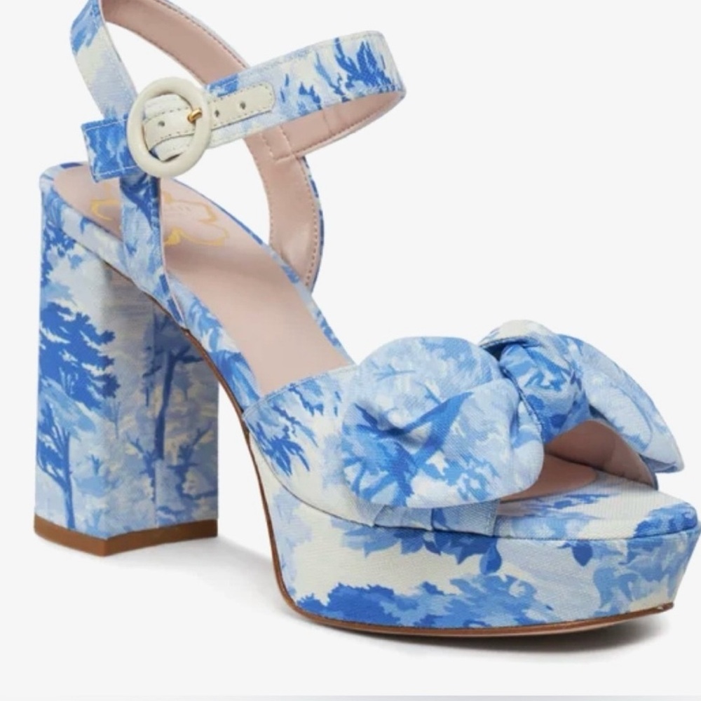 TED BAKER HEMMINA PLATFORM HEELS SIZE 8 US/38 EU